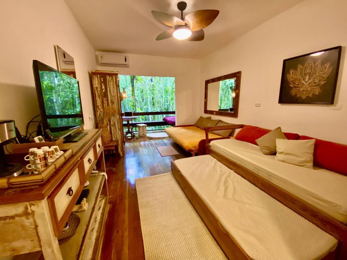 Maresias, Chale H29 Em Condominio De Frente A Entrada 18 Da Praia E Dentro Da Mata Atlantica Сан-Себастьян Экстерьер фото